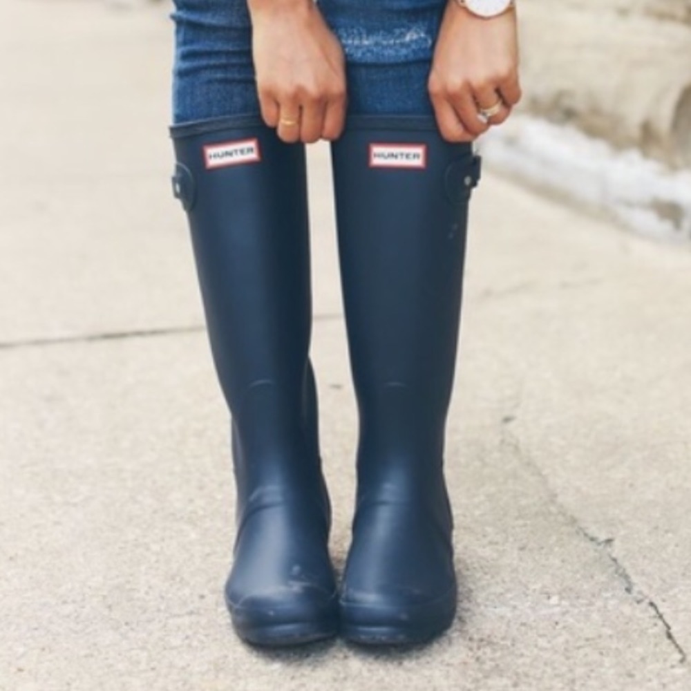 Hunter Women’s Original Rain Boot in Navy Matte